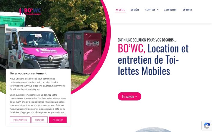 Screenshot of bowc.fr