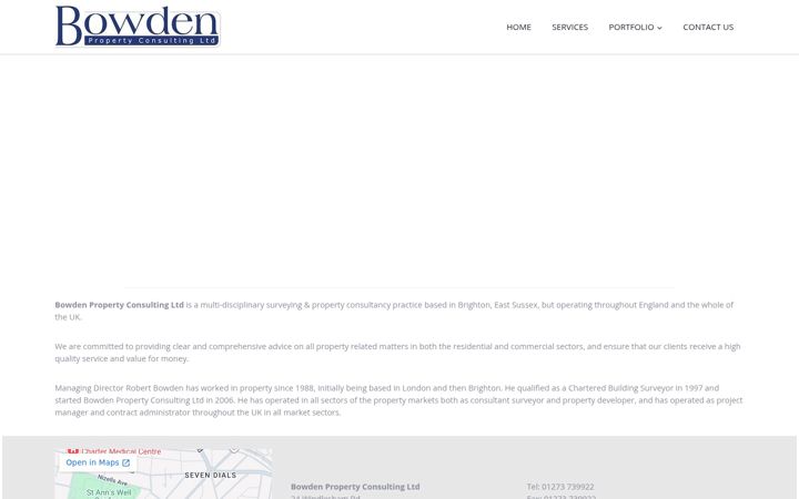 Screenshot of bowdenpropertyconsulting.com