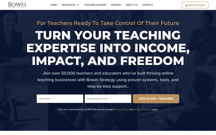 Screenshot of boweistrategy.com