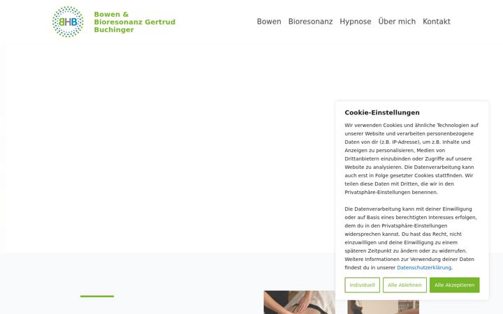 Screenshot of bowen-bioresonanz.at