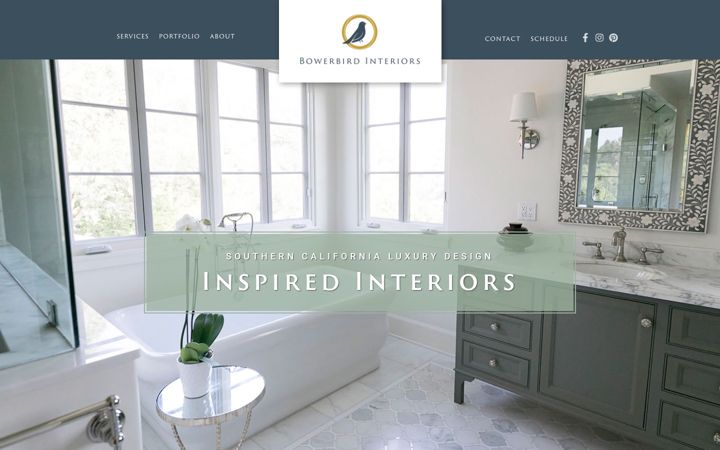 Screenshot of bowerbird-interiors.com