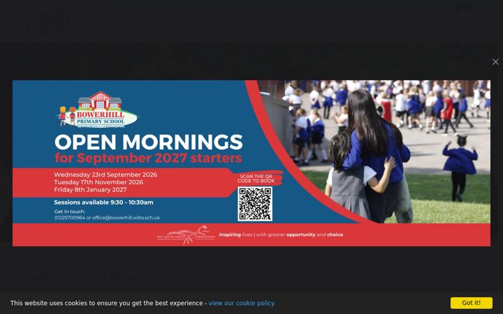 Screenshot di bowerhill.wilts.sch.uk
