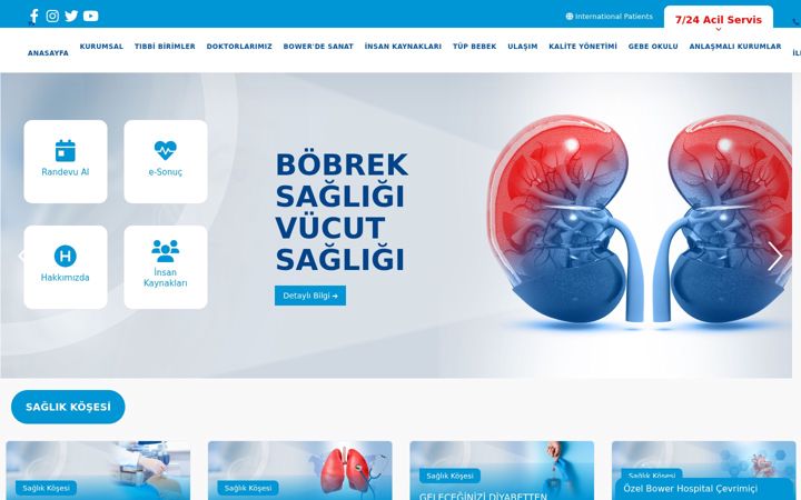 Screenshot of bowerhospital.com