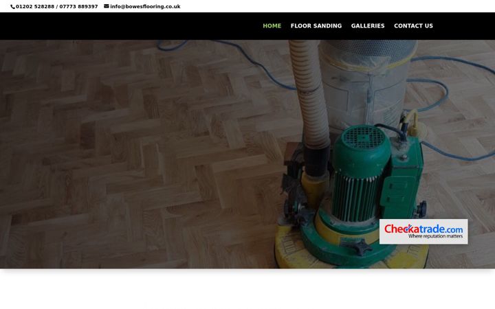 Posnetek zaslona bowesfloorsanding.co.uk