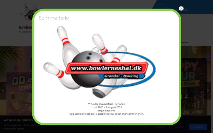 Ekrano kopija bowlerneshal.dk