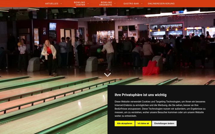 Screenshot of bowling-fritzlar.de