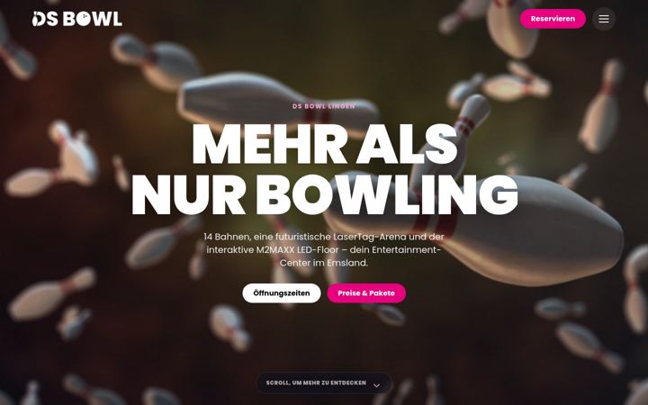 Screenshot of bowling-lingen.de