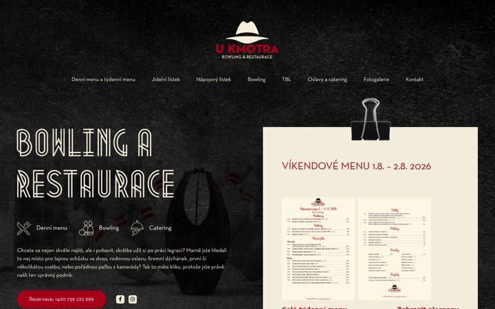 Screenshot of bowling-trebic.cz