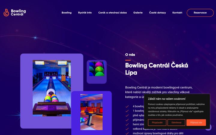 Zrzut ekranu bowlingcentral.cz
