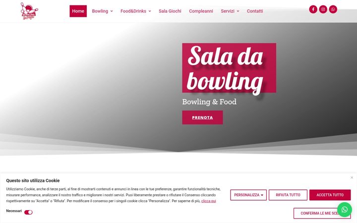 Skjámynd af bowlinglaplaja.it