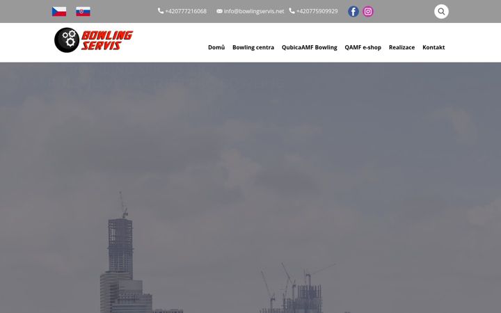 Screenshot of bowlingservis.eu