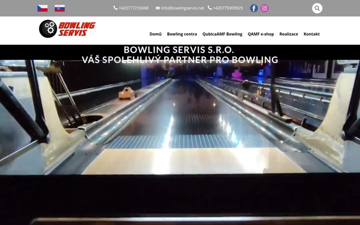 Screenshot van bowlingservis.net