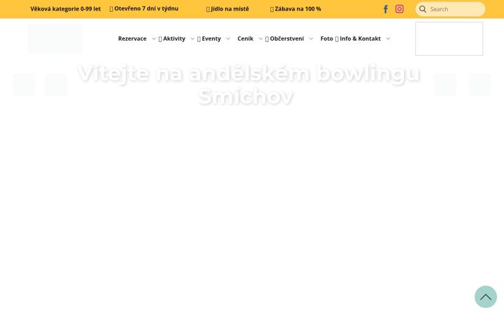 Zrzut ekranu bowlingsmichov.cz