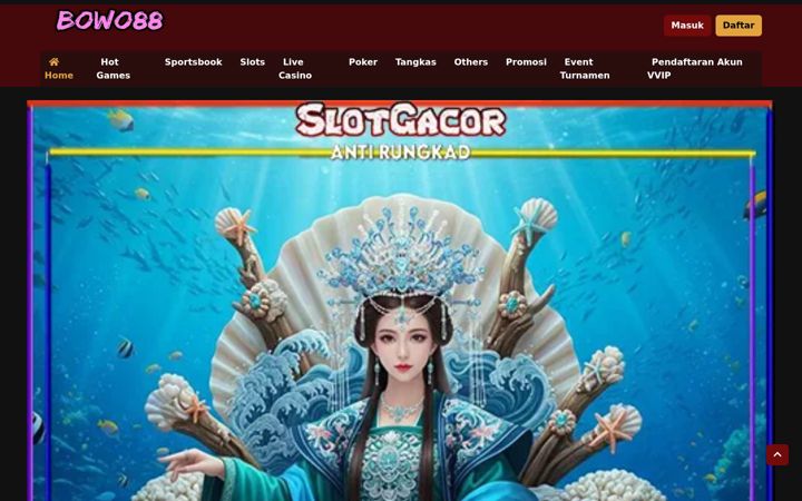 Screenshot of bowo88.net