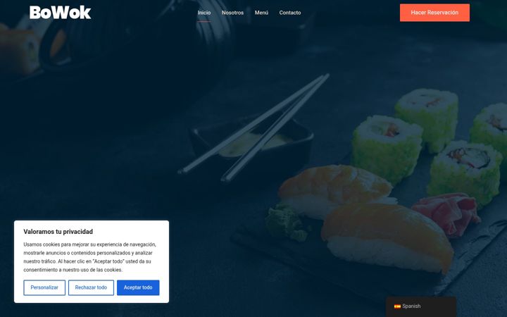 Screenshot of bowok.es