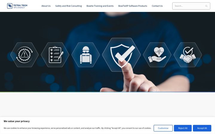 Skjermbilde av bowtierisksolutions.com.au