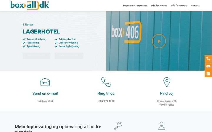 Screenshot of box-all.dk