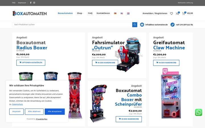 Screenshot of box-automaten.de