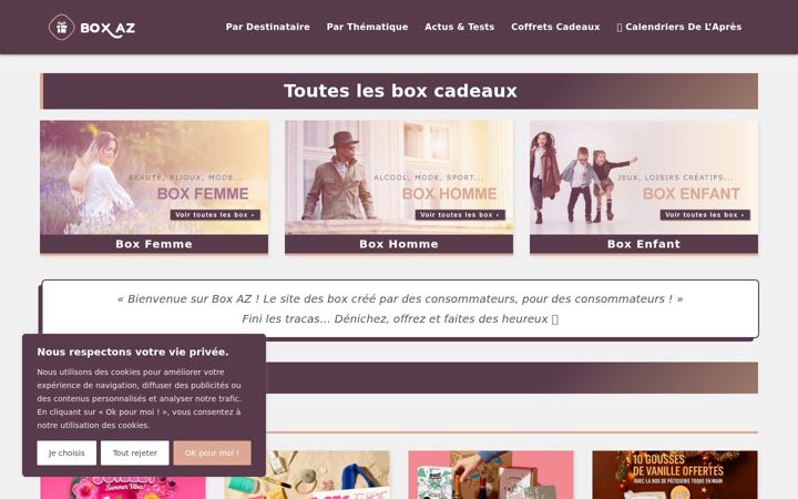 Screenshot of box-az.com