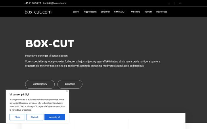 Screenshot of box-cut.com