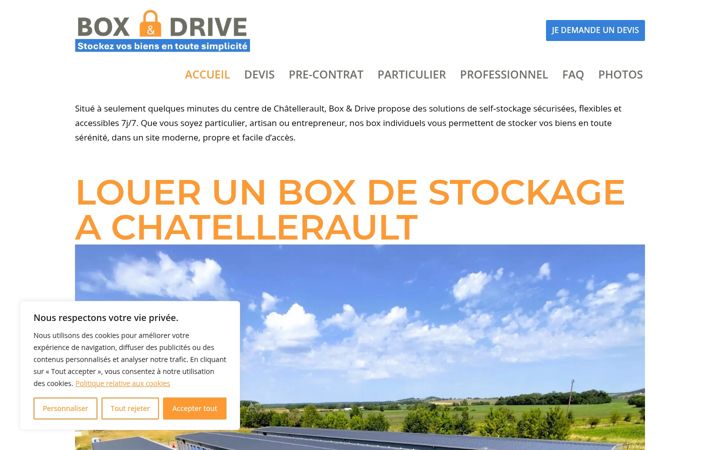 Screenshot stránky box-et-drive.fr