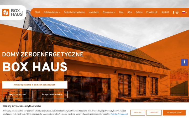 Screenshot of box-haus.pl
