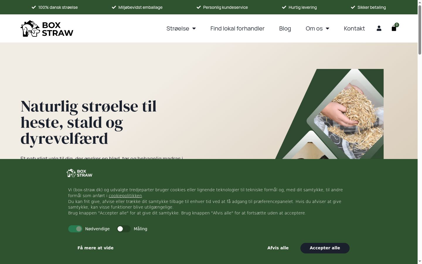 Screenshot tal-banner tal-kunsens muri qabel kwalunkwe interazzjoni