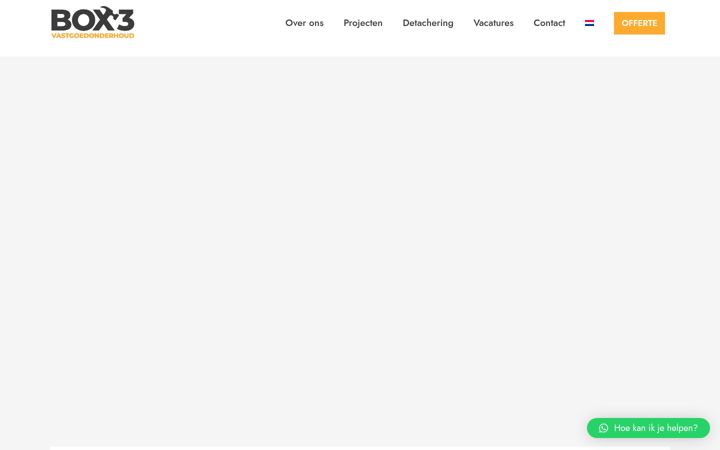Screenshot of box3vastgoedonderhoud.nl