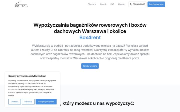 Screenshot of box4rent.pl