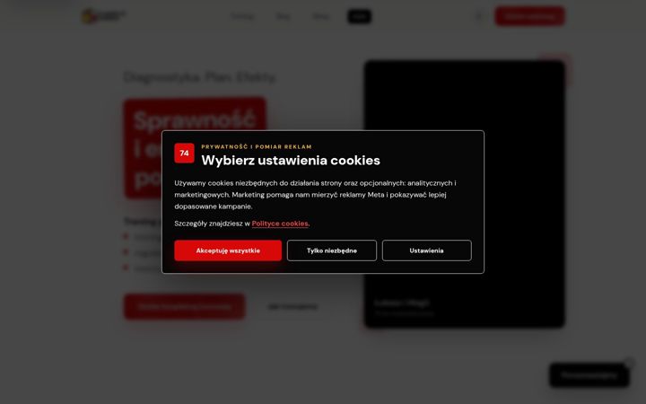 Snímek obrazovky box74.pl