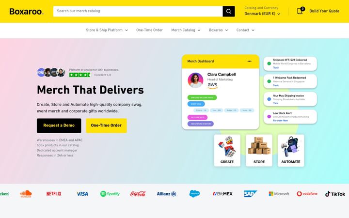 Screenshot of boxaroo.co