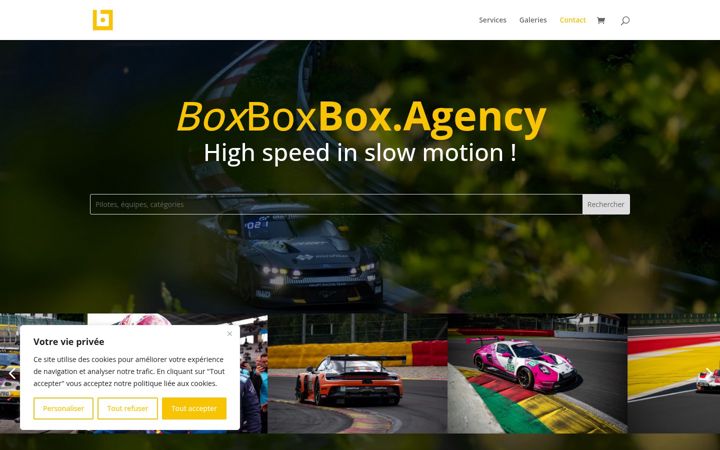 Screenshot of boxboxbox.agency