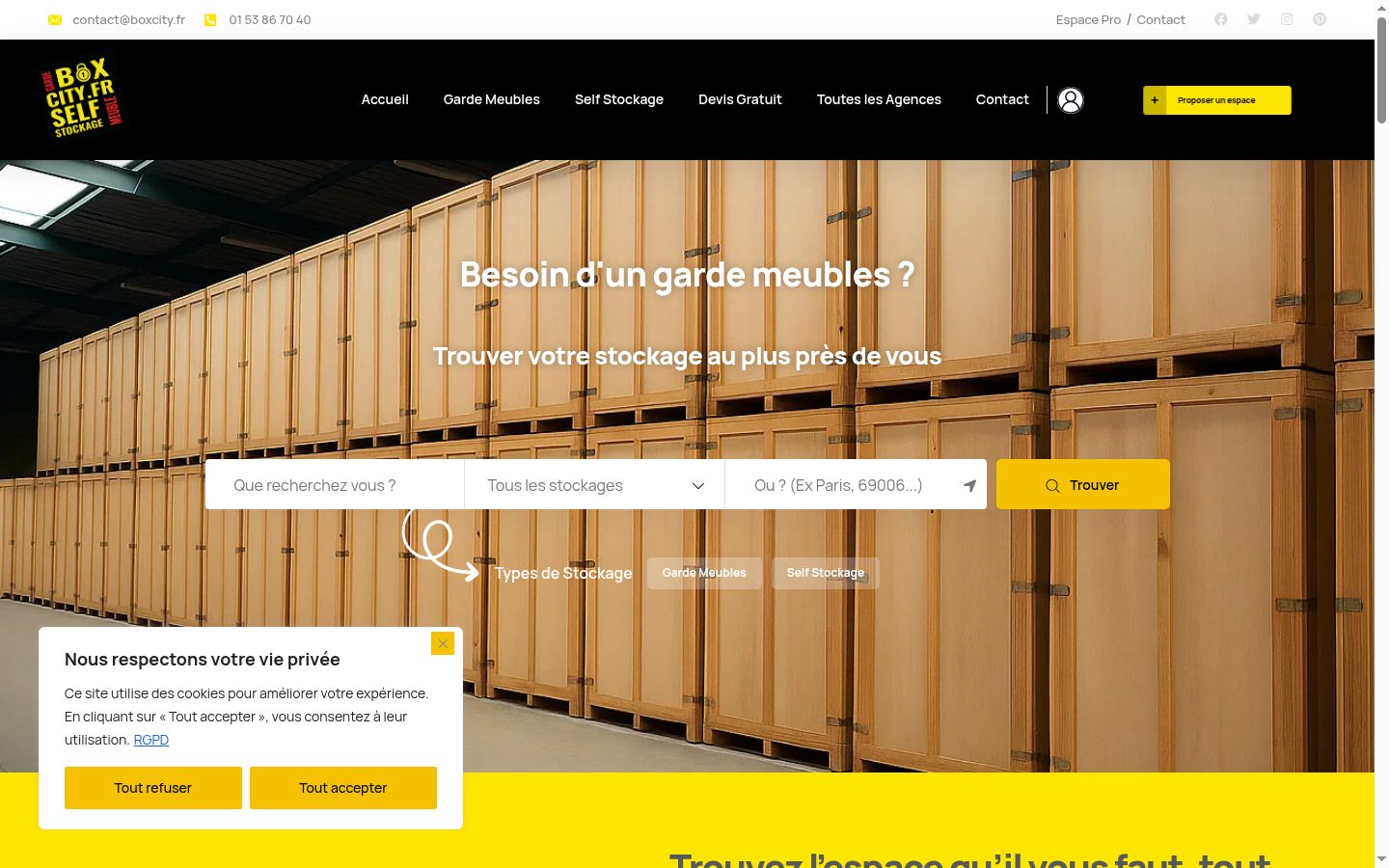 Screenshot tal-banner tal-kunsens muri qabel kwalunkwe interazzjoni