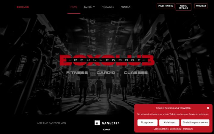 Screenshot of boxclub-pfullendorf.de