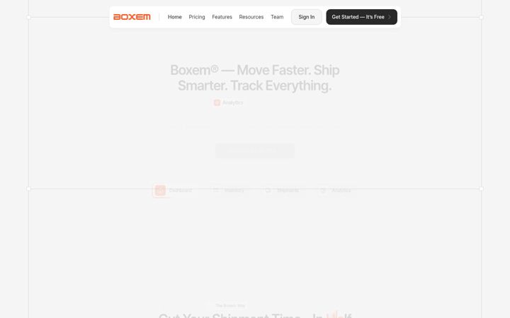 Screenshot of boxem.com