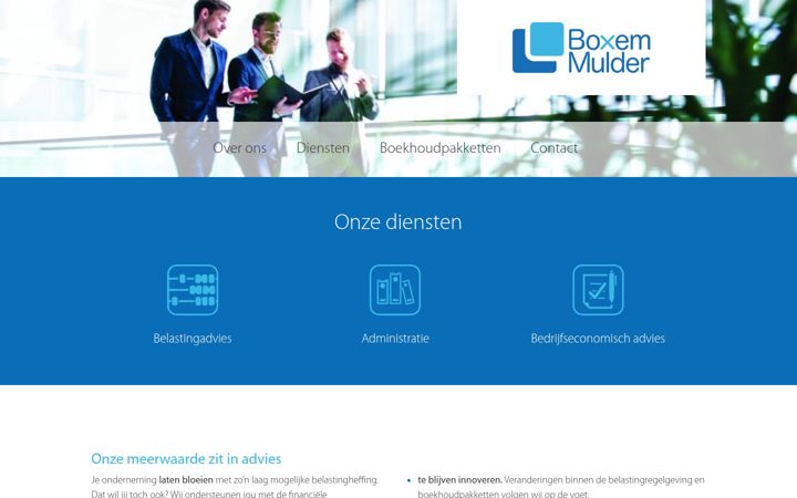 Screenshot of boxemmulder.nl