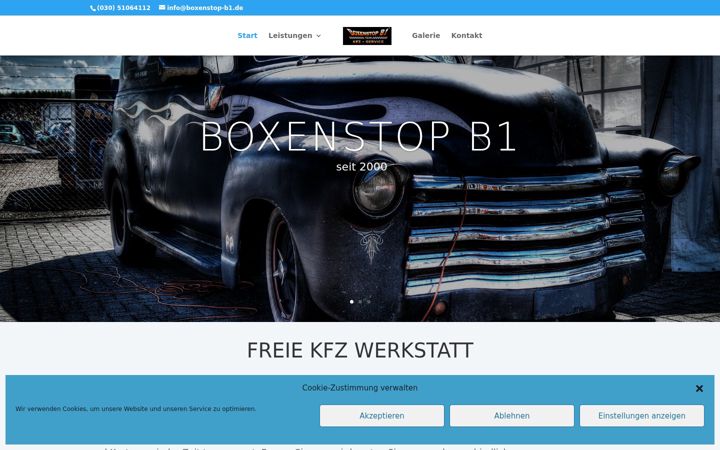 Skjámynd af boxenstop-b1.de