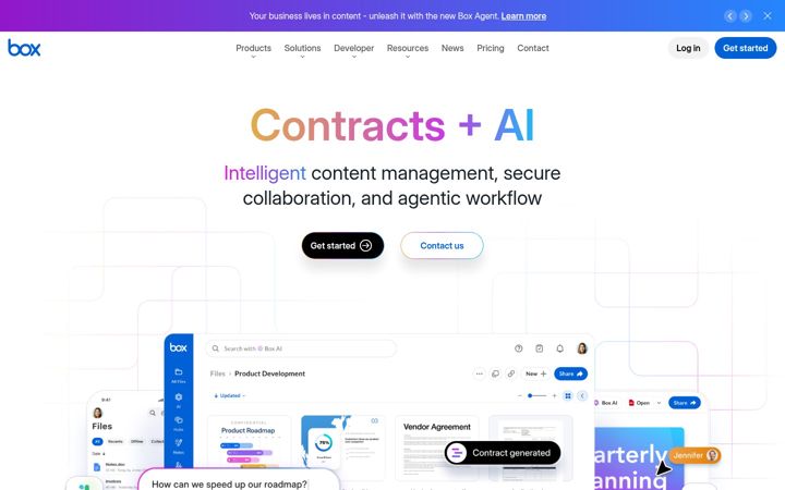 Screenshot of boxenterprise.net