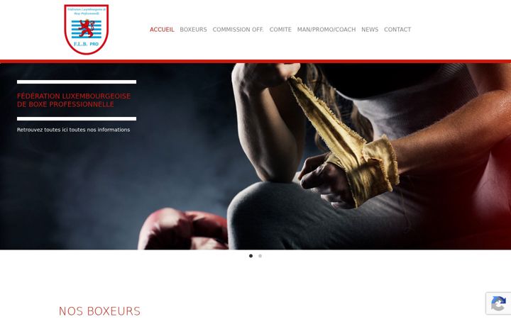 Screenshot of boxepro.lu