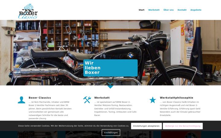 Screenshot of boxerclassics.de