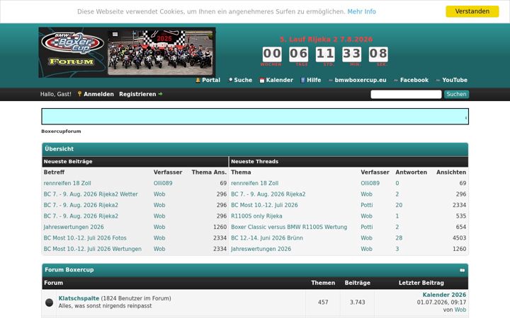 Screenshot of boxercupforum.eu