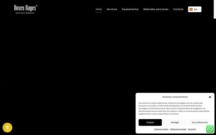 Screenshot of boxesragex.com