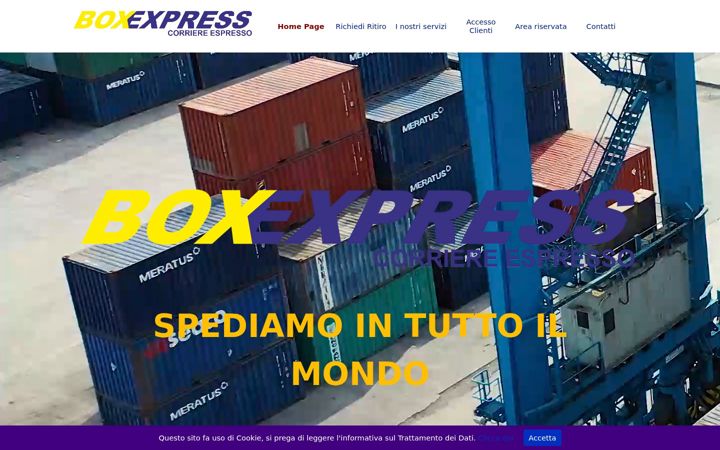 Screenshot of boxexpress-ce.it