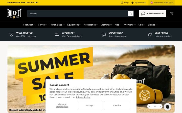 Screenshot of boxfituk.com