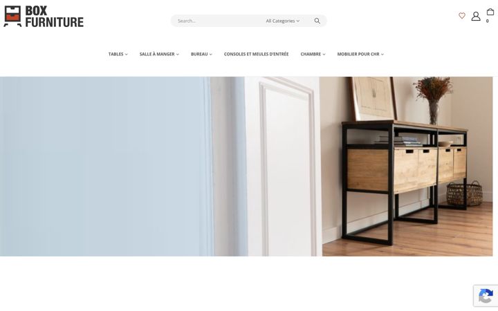 Screenshot stránky boxfurniture.fr