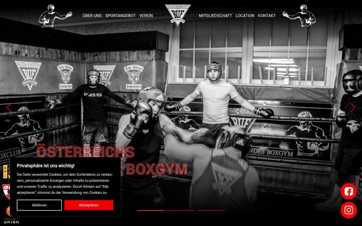 Screenshot of boxgym.at