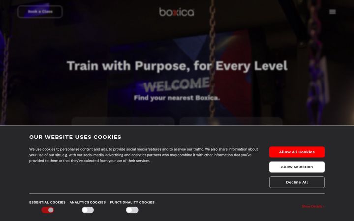 Screenshot of boxica.ae