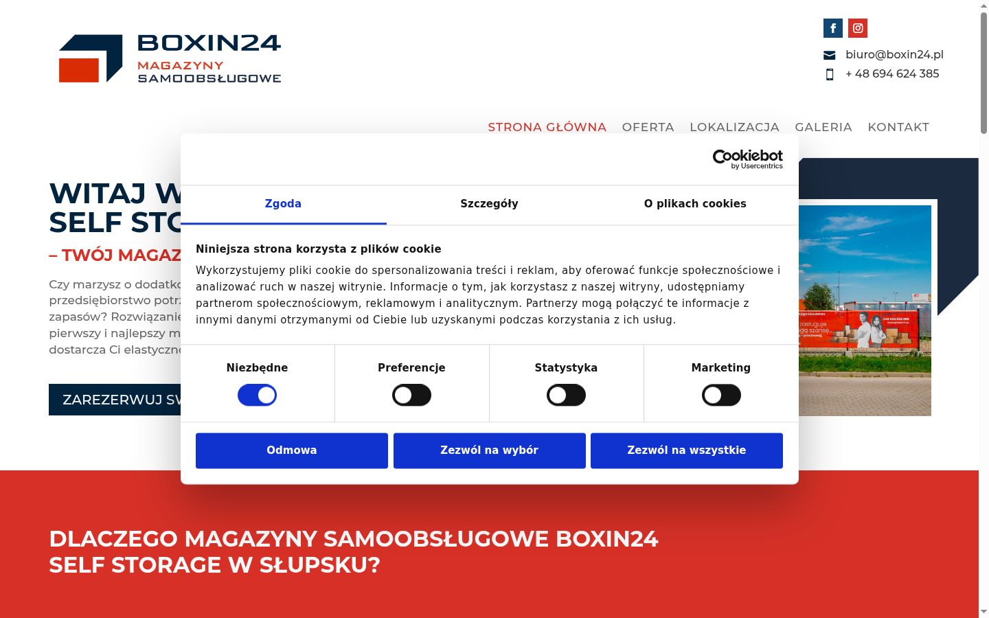 Snímek obrazovky baneru souhlasu zobrazeného před jakoukoli interakcí