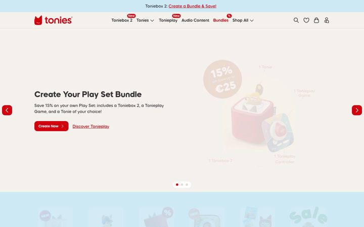 Screenshot of boxine.de