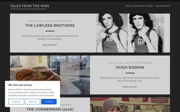 Screenshot of boxing.stir.ac.uk